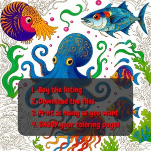 How it works
1. Purchase the listing
2. Download the files
3. Print as many as you want
4. Enjoy your coloring pages!
