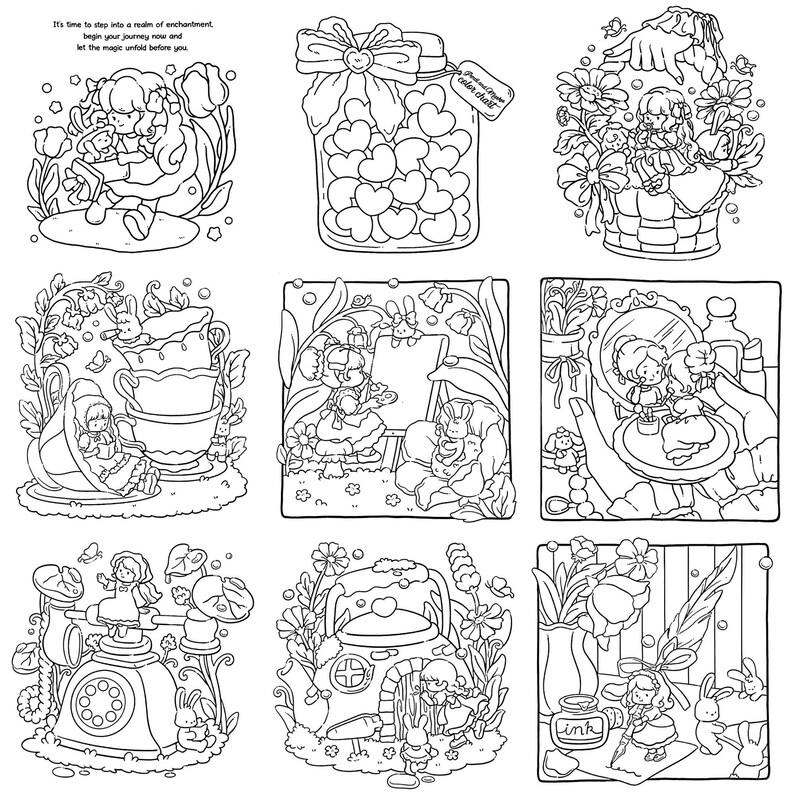 42 High Quality Coloring Pages With Mesmerize Relaxing Coloring Pages PDF Instant Download