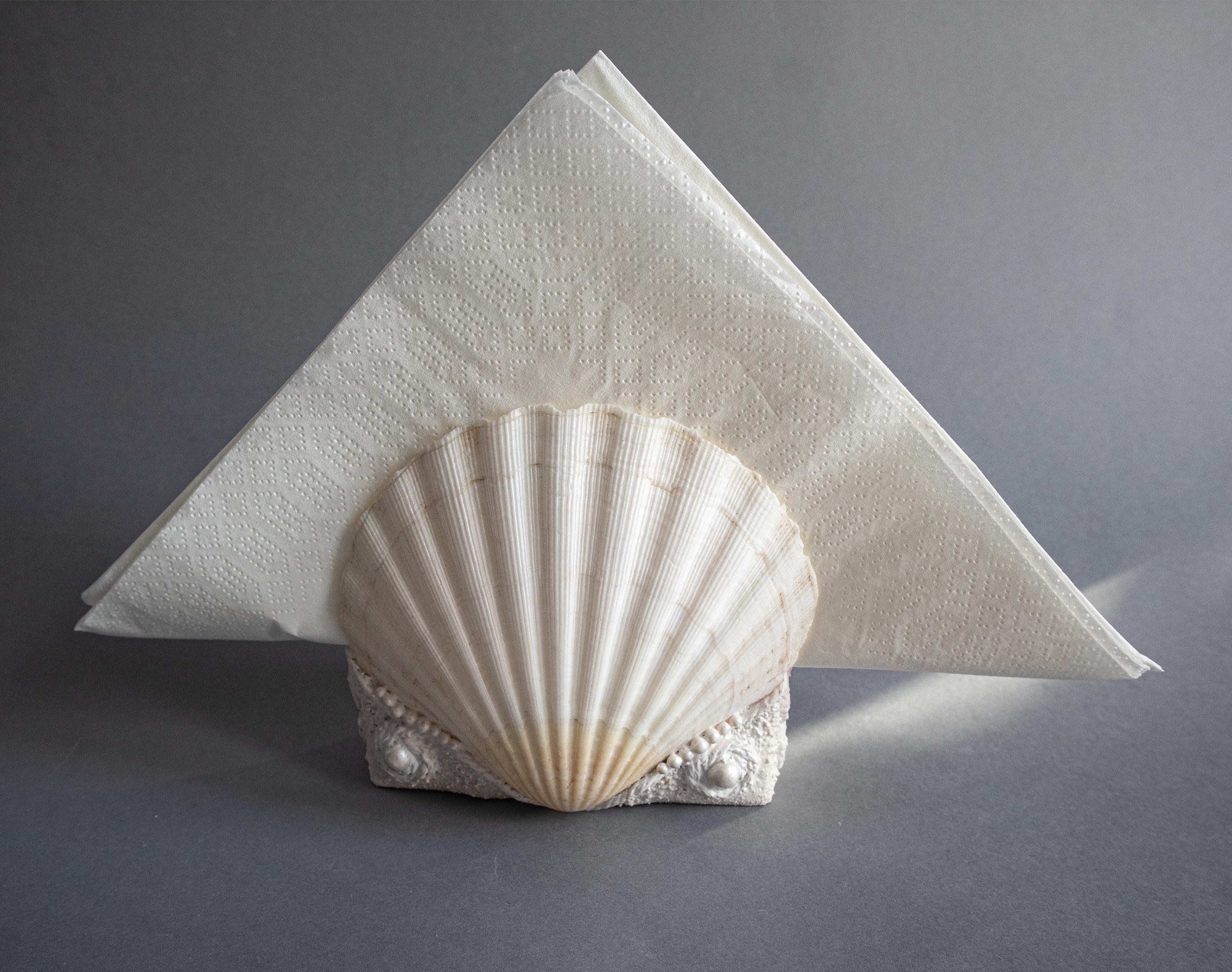 Serviette de coquille de pétoncle - France
