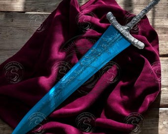 Replica van Moonlight Greatsword | Elden Ring Bloodborne volledig metalen zwaard met muurbevestiging