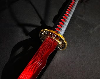 Rivers of Blood Sword Replica – Elden Ring Katana Prop | Full-Metal Life-Size Cosplay Sword