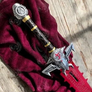 Doom Slayer Crucible Sword, Eternal sword Replica Metal Cosplay Prop gift