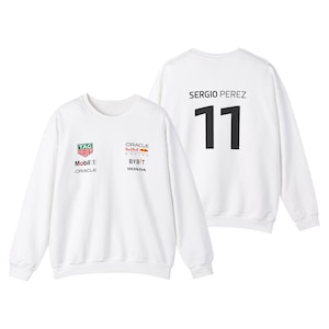 Formula 1 - Red Bull F1 Team Racing Unisex Sweatshirt - Sergio Perez 11 - Formula 1 Racing Gift - Motorsport Fan - GP Lover