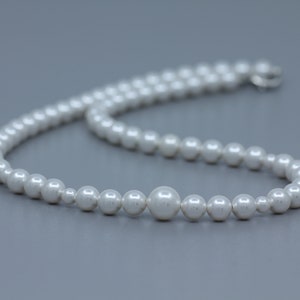 Classic Pearl Necklace, Bridal Pearl Necklace, Bridesmaids Necklace, Wedding Necklace, All Pearl Necklace, Swarovski Pearl