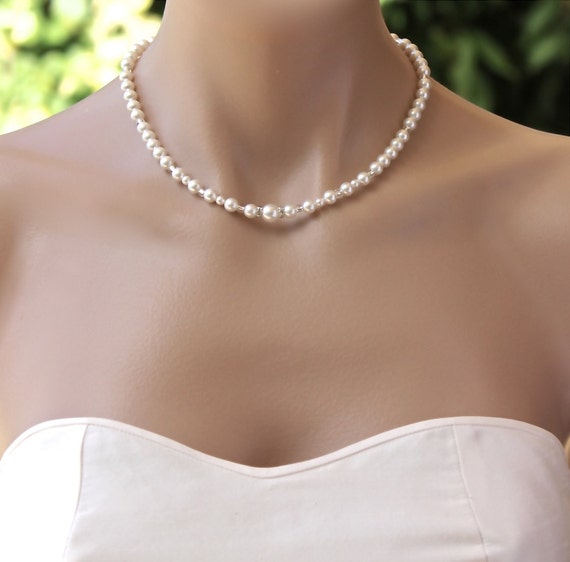 Baroque Pearl Back Drop Necklace - Juno – Honey Willow - handmade jewellery
