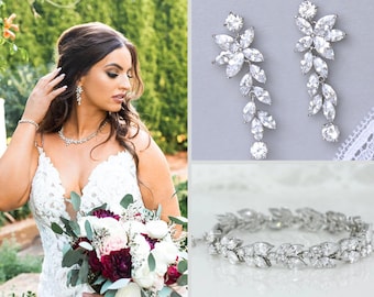 Bridal Jewelry Set, Wedding Jewelry SET, Bridal Jewelry Set,  CLEO-MAXIME