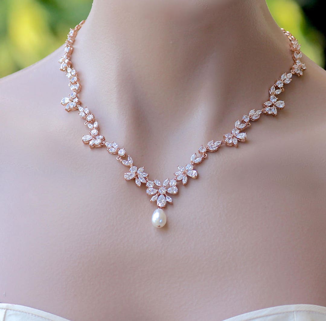 Bridal Tennis Necklace | Timeless Wedding Jewelry - Glitz And Love