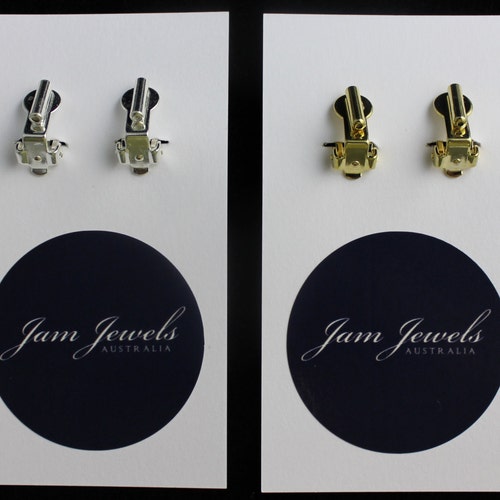 Earring Converters Pierced to Clip on Earrings Earrings Etsy