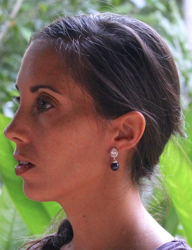 Blush Pearl Drop Earrings Pearl Bridal Earrings Pink Pearl Etsy