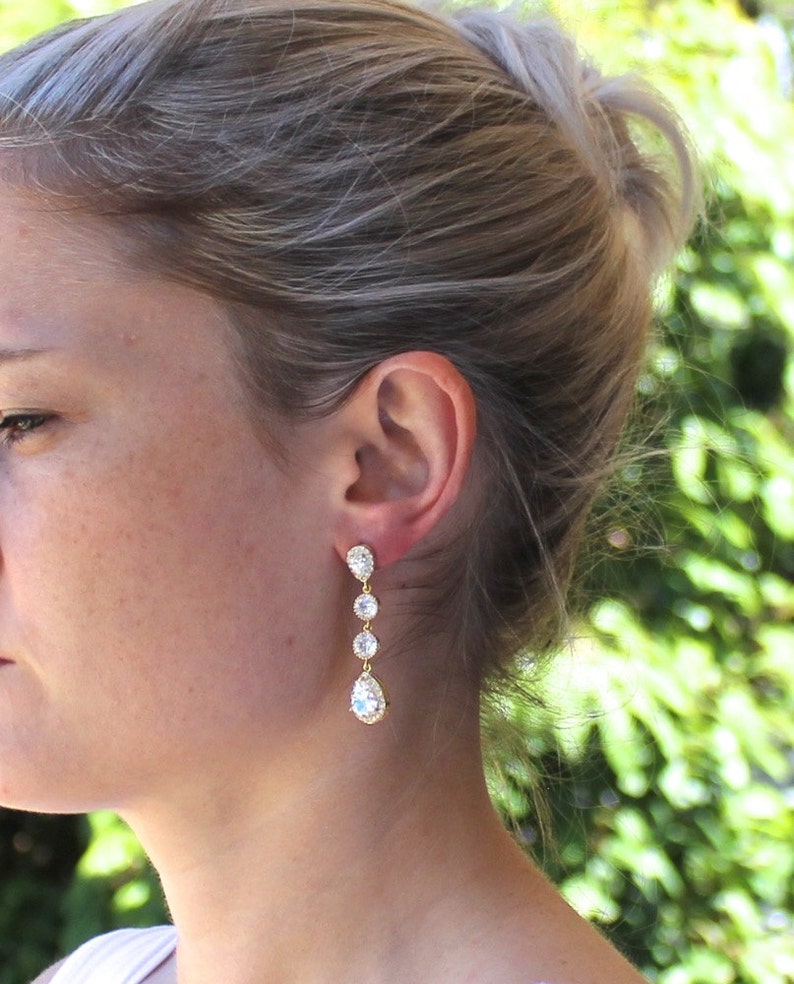 Bridal Jewelry Set Wedding Jewelry Set White Gold Jewelry Etsy