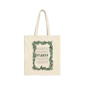 Eco-Friendly Plant Lover Tote Bag
