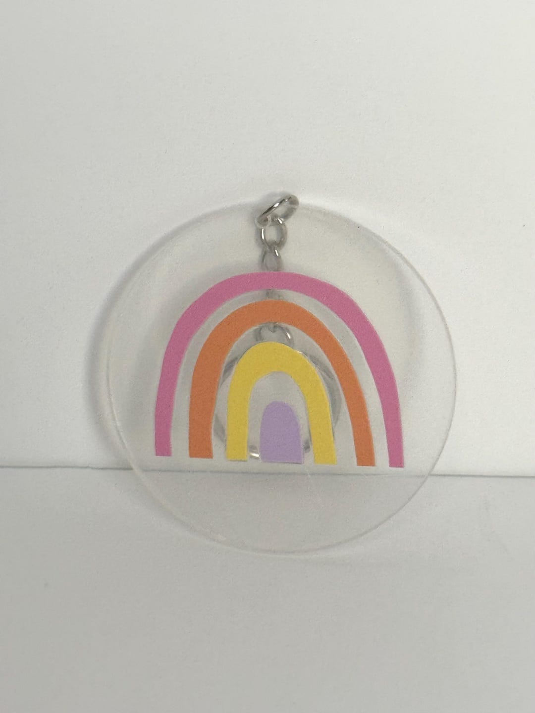 Colorful Keychains Colorful Rainbow Keychain - Etsy