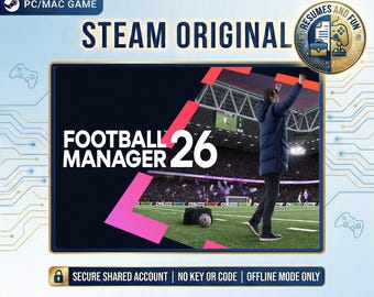 Football Manager 26 Global | Steam | 0ffline Mode | PC/MAC Compatible | Read Description