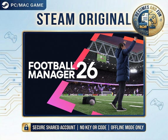 Football Manager 26 Global | Steam | 0ffline Mode | PC/MAC Compatible | Read Description