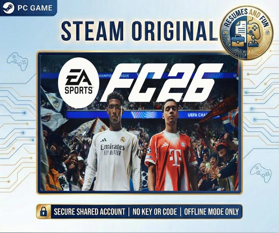 FC 26 Global | Steam | 0ffline Mode | PC Compatible | Read Description