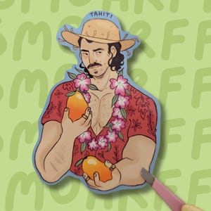 Tahiti Dutch Sticker