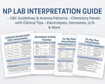 NP Lab Interpretation Guide: Nurse Practitioner Cheat Sheet (PDF Download)