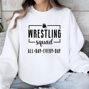Wrestling Squad Sweatshirt, Wrestling Team Sweatshirt, Sport Sweatshirt, Geschenk für Wrestler, Trainer Geschenk, Wrestling-Liebhaber