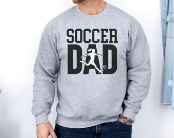 Felpa per papà calciatore, ragazza calciatrice, tifoso sportivo, regalo per papà, regalo per papà, felpa per la festa del papà, amante del calcio, felpa da calcio