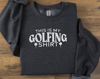 Sudadera de golf, camiseta de golf divertida, sudadera con esta camiseta de golf, amante del golf, regalo para golfista, ropa de golf, sudadera de golfista