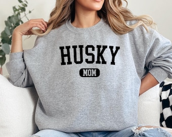 Sweat-shirt pour maman husky, cadeau pour amoureux des chiens, jolie maman animal de compagnie, sweat-shirt pour chien, sweat-shirt de race de chien, cadeau pour maman de chien, propriétaire de husky