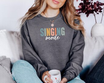 Moletom para Cantores, Presente para Amantes da Música, Moletom para Vocalistas, Roupa para Cantores, Moletom Musical, Moletom para Coral, Presente para Músicos, Canto