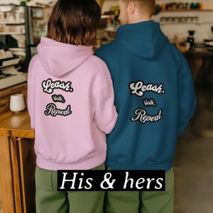 Cozy dog walking hoodie Funny dog hoodie for pet owners gift for dog  Lovers  his and hers hoodie Cozy Fashion gifts for her gifts for him