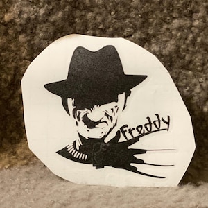 Custom Freddy Krueger Vinyl Decal