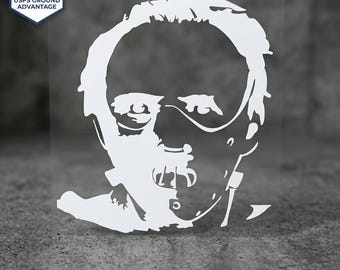 Hannibal Vinyl Decal - Horror Movie Inspired Sticker