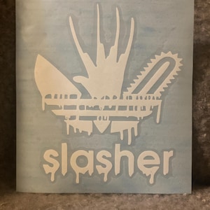 Slasher Vinyl Decal