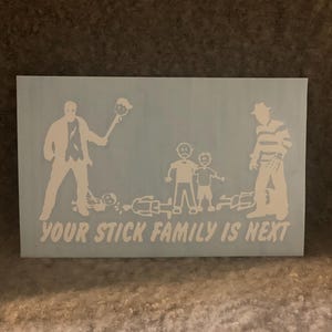 Stick Family Vinyl Decal