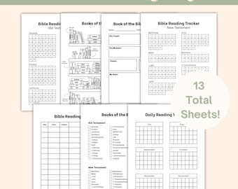 Bible Reading Log Tracker, Daily Devotional Log, Daily Bible Reading Log Checklist, Scripture Reading Chart, Christian Coloring Page