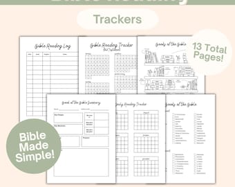 Bible Reading Tracker Printable, Bible Chapter Reading Log, Bible Reading Plan, Bible Bookshelf Coloring Page, Christian Scripture Reading