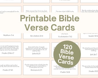 Schede con versetti della Bibbia, Schede quotidiane delle Scritture, Schede mnemoniche delle Scritture, Schede di memoria con versetti della Bibbia per bambini, Schede di memorizzazione stampabili Versetto del giorno