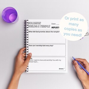 Solomon Notebook Bible Timeline Bible Study for Kids, Colorful, Bible Chronological ...