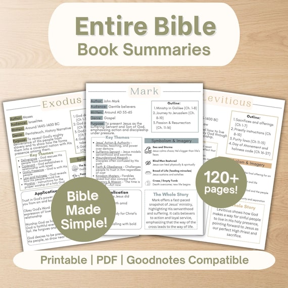Entire Bible Overview Boho Bible Study Journal Bible Summary Guides Tip Ins Bible Worksheets Bible Study Guide Printable Template Resource