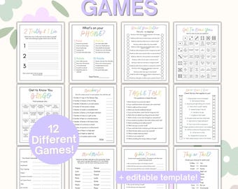 Pacchetto di giochi rompighiaccio per il ministero femminile Giochi biblici per donne Ritiro per donne Giochi di socializzazione per il ministero femminile Attività di team building PDF stampabile