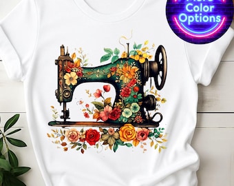 Funny Quilting T-Shirt: Sewing Machine Tee, Sewing Lover Gift