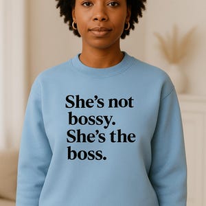 Light blue sweatshirt