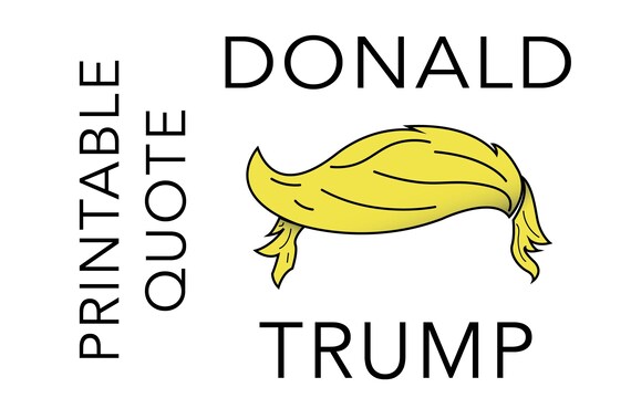 Donald Trump President A4 Poster Instant Download | Etsy