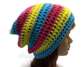 Sombrero de orgullo pansexual a rayas, sombrero de bandera pansexual, bandera pan a rayas, sombrero de orgullo LGBT, regalos LGBTQ, Pan Pride, accesorios LGBT, sombrero lgbt, lgbtq