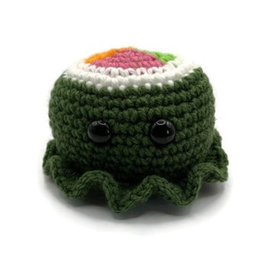 Sushi Octopus Plushie, Foodimal Plushie, Sushi Plushie, Kawaii Sushi Octopus, Desk Pet, Octopus Plushie, Kawaii Stuffies, Gifts for Girls