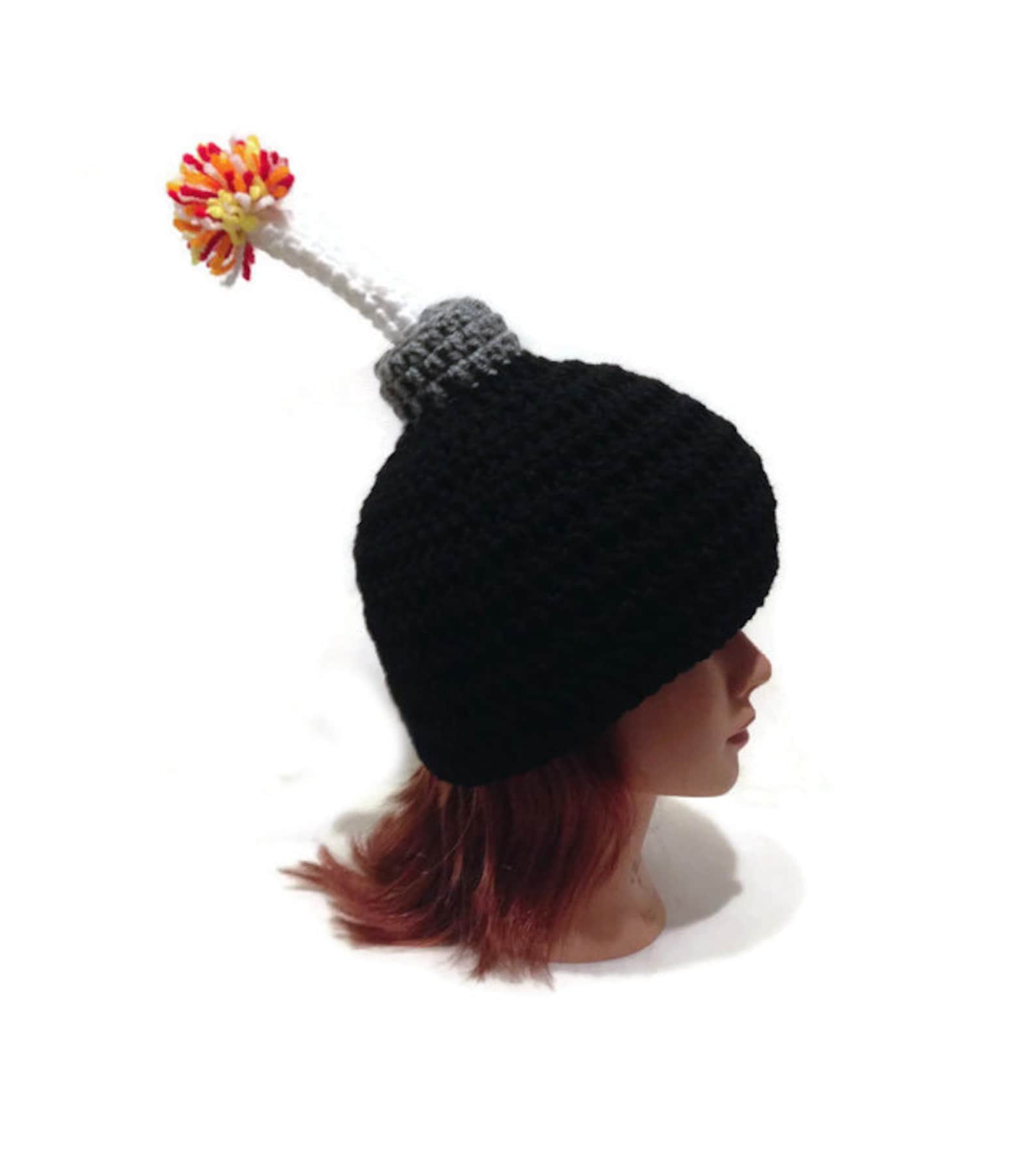 Bomb Hat Novelty Beanie Lit Fuse Bomb Bomb Cosplay Hat Etsy