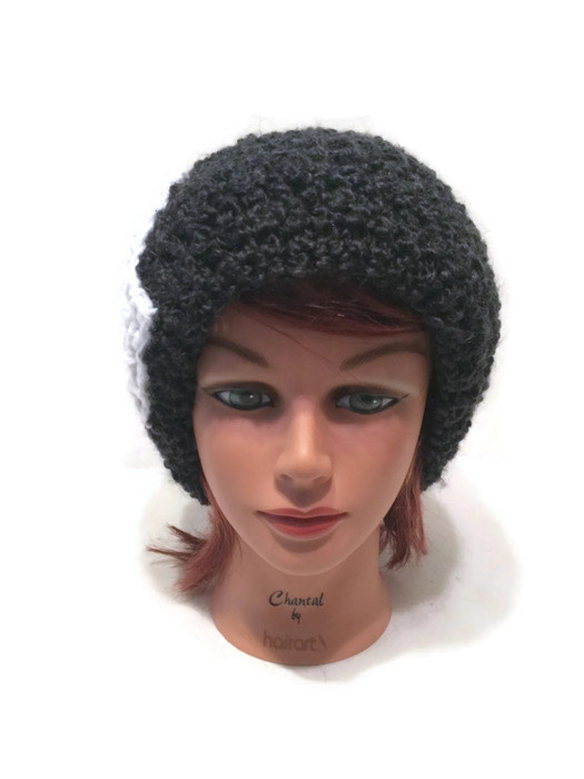 Black Skull Hat Unisex Black Hat White Skull Hat Halloween Etsy