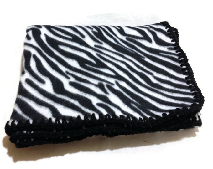Zebra Print Blanket Zebra Fleece Throw Animal Print Throw Travel