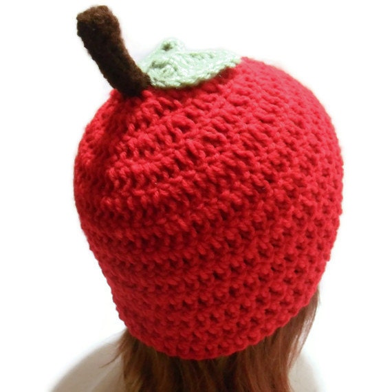 Red Apple Hat Fruit Hat Kawaii Hat Novelty Hat Kids Fruit - Etsy