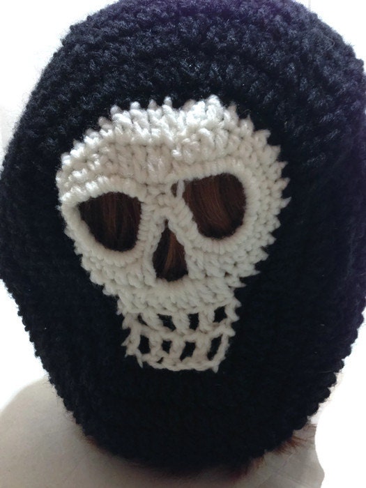 Handmade Crochet Beanie Cotton Acrylic Skull Hat Slouchy Yoyauz Crochet Slouchy Beanie Hat Fall Handmade Knit Floral  main image 4