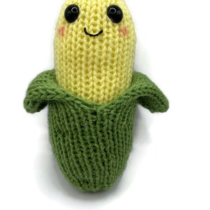 Corn Plushie, Corn Plush, Weird Gifts, Kawaii Plushies, Stocking Stuffers for Teens, Iowa Corn Plushie, Vegetable Amigurumi, Corn image 5