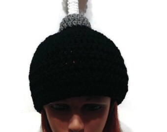 Bomb Hat, Novelty Beanie, Lit Fuse Bomb, Bomb Cosplay Hat