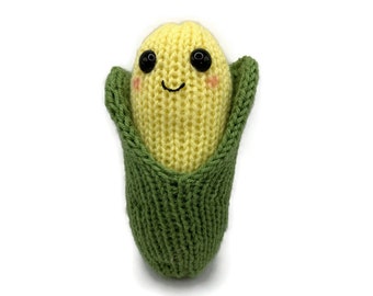 Mais Plushie, Mais Plüsch, Seltsame Geschenke, Kawaii Plushies, Stocking Stuffers für Jugendliche, Iowa Corn Plushie, Gemüse Amigurumi, Mais